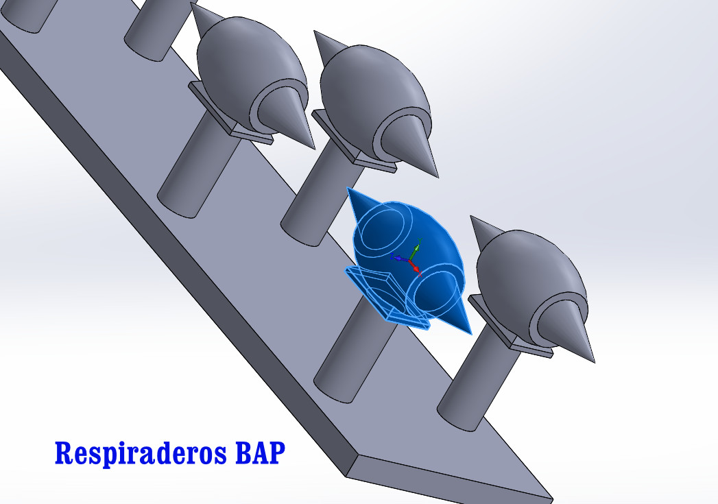 PA CO Respiradero doble cono - H0